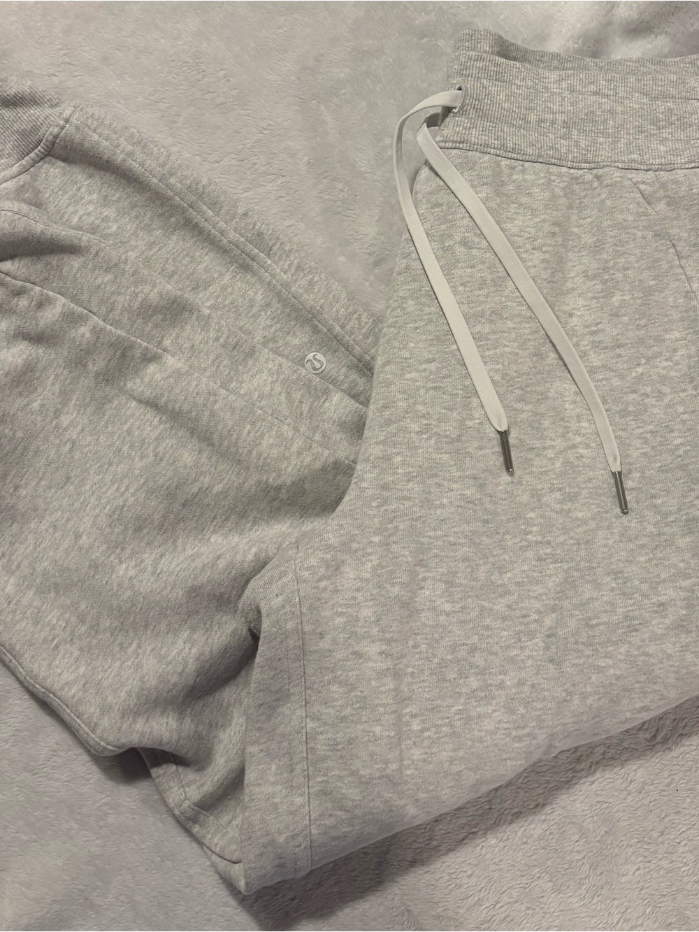 lululemon athletica Light Gray Sweat Joggers